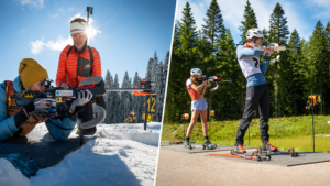 stage et initiation au biathlon dans le Vercors